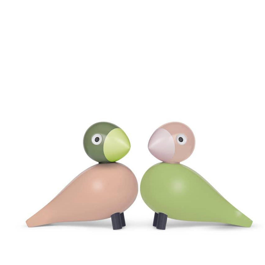 Kay Bojesen - Birds - Lovebirds - Wooden Figurines -Set of 2 Eleish Van Breems Home