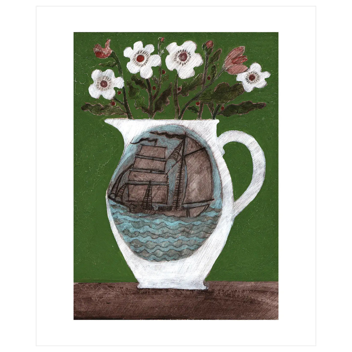 Nautical Jug Greeting Card Eleish Van Breems Home