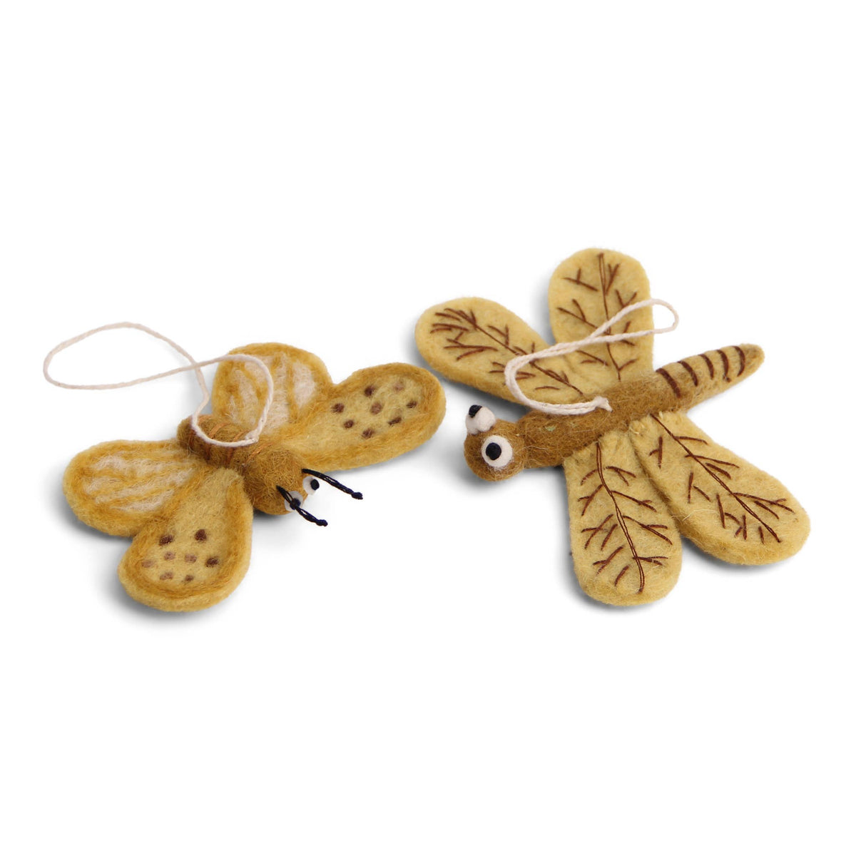 Butterfly &amp; Dragonfly Set- Yellow Eleish Van Breems Home