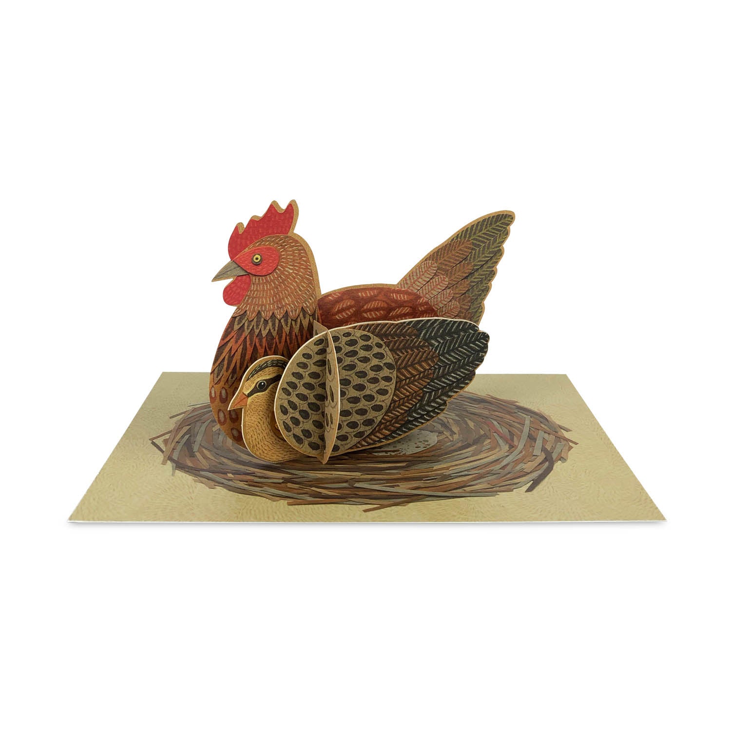 Pop-out Chicken Card Eleish Van Breems Home