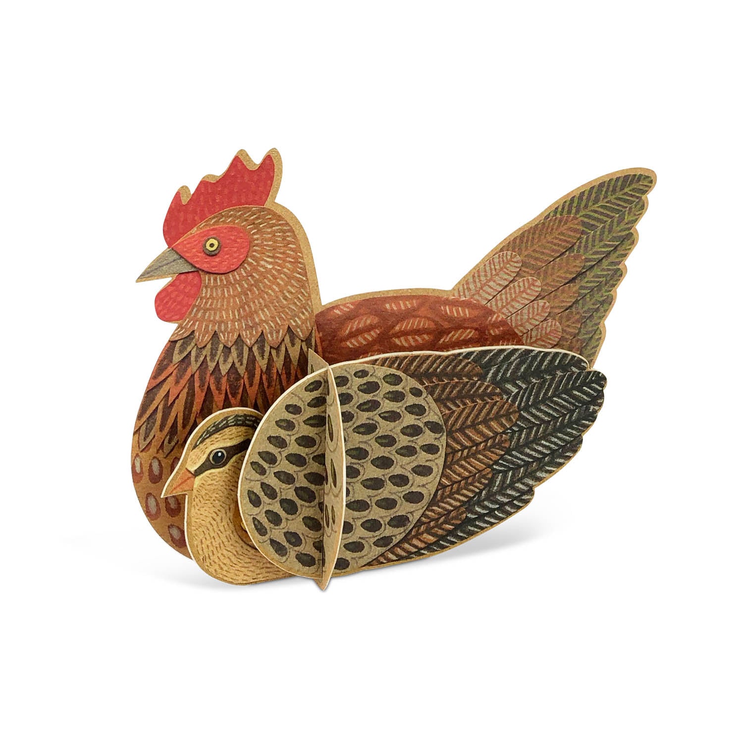 Pop-out Chicken Card Eleish Van Breems Home
