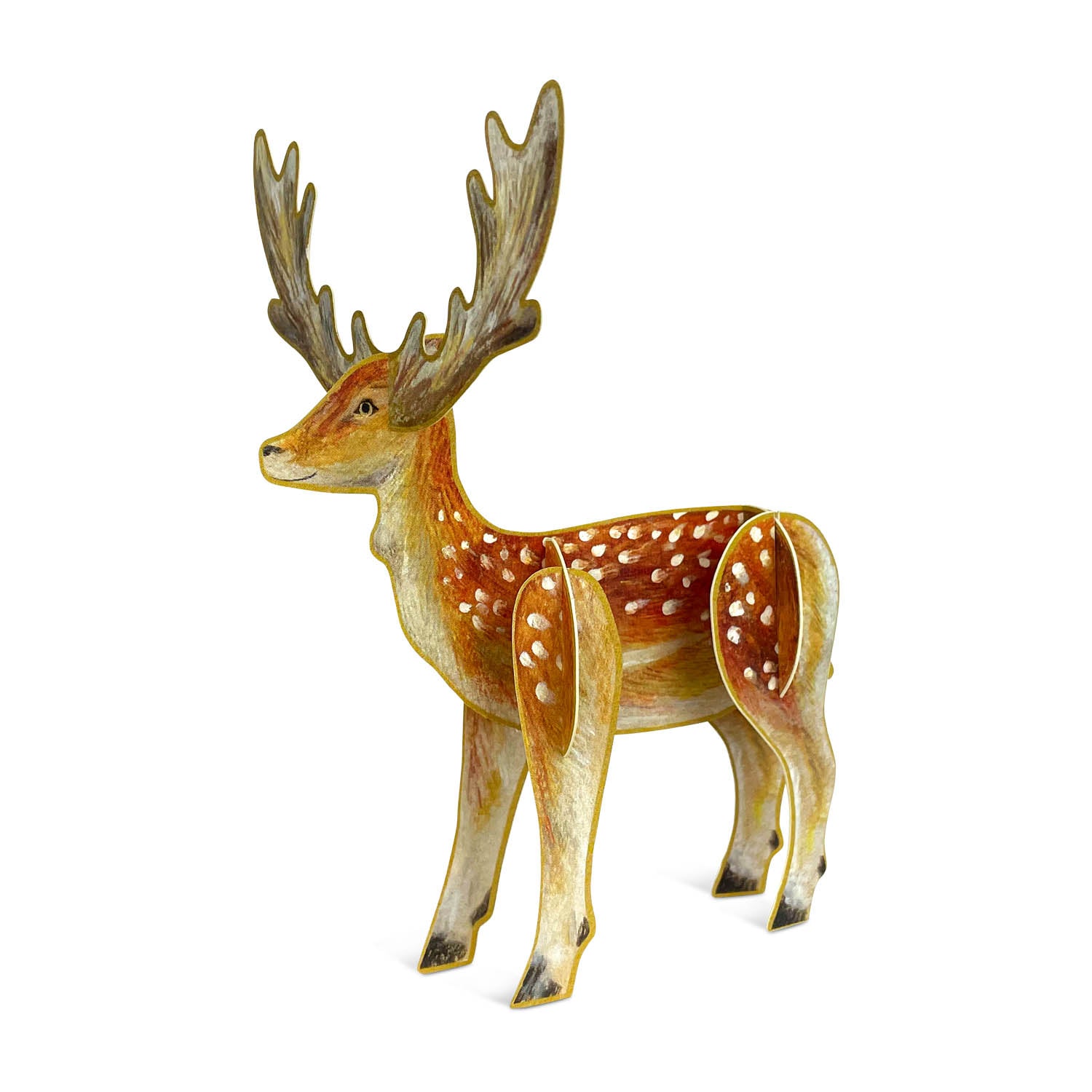 Pop-out Fallow Deer Card Eleish Van Breems Home