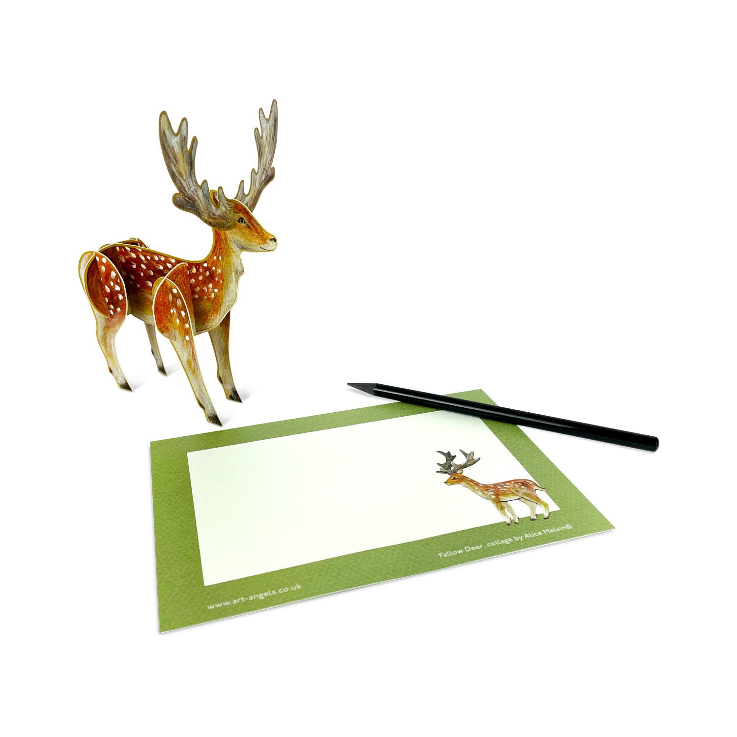 Pop-out Fallow Deer Card Eleish Van Breems Home