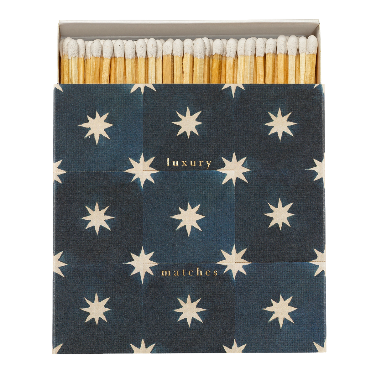 Navy Star Tile Square Safety Matches Eleish Van Breems Home