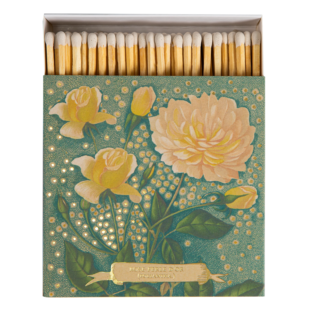 Rose Perle d'or Square Safety Matches Eleish Van Breems Home