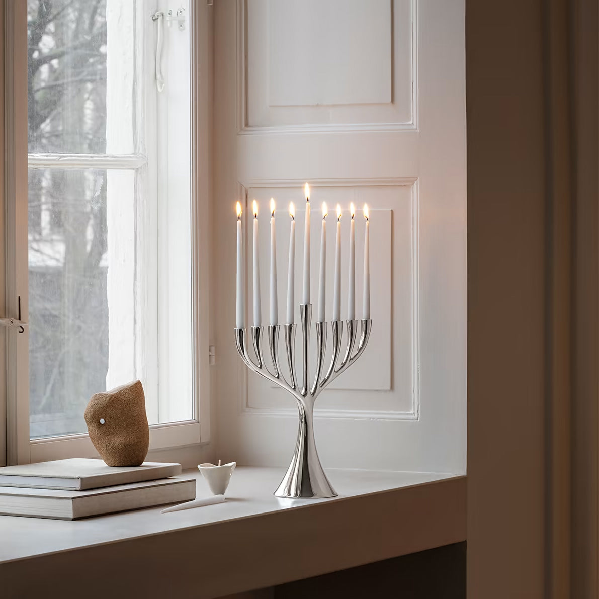 Georg Jensen Cobra Menorah, Large Eleish Van Breems Home