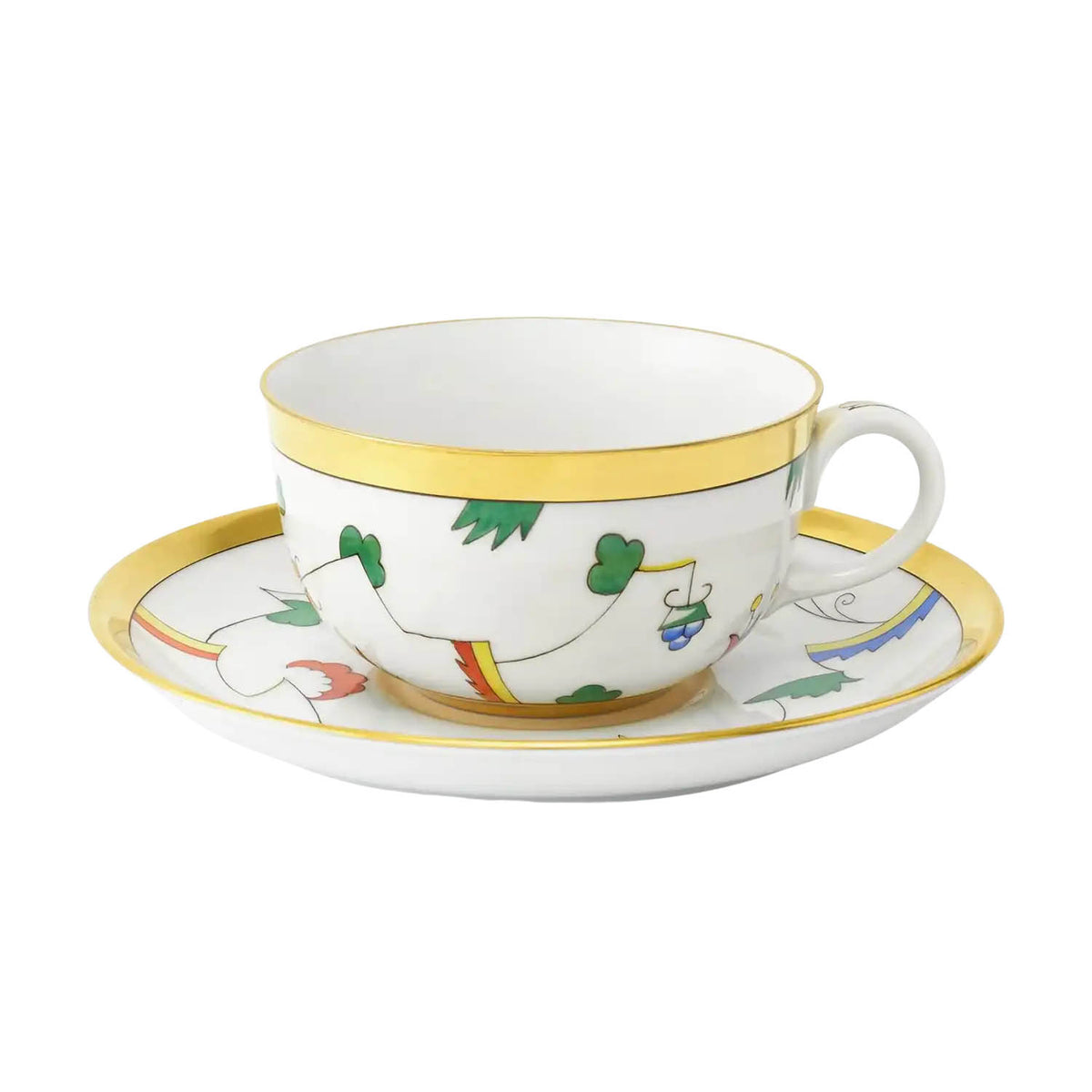 Jeunesse Yellow Large Tea Cup and Saucer Eleish Van Breems Home