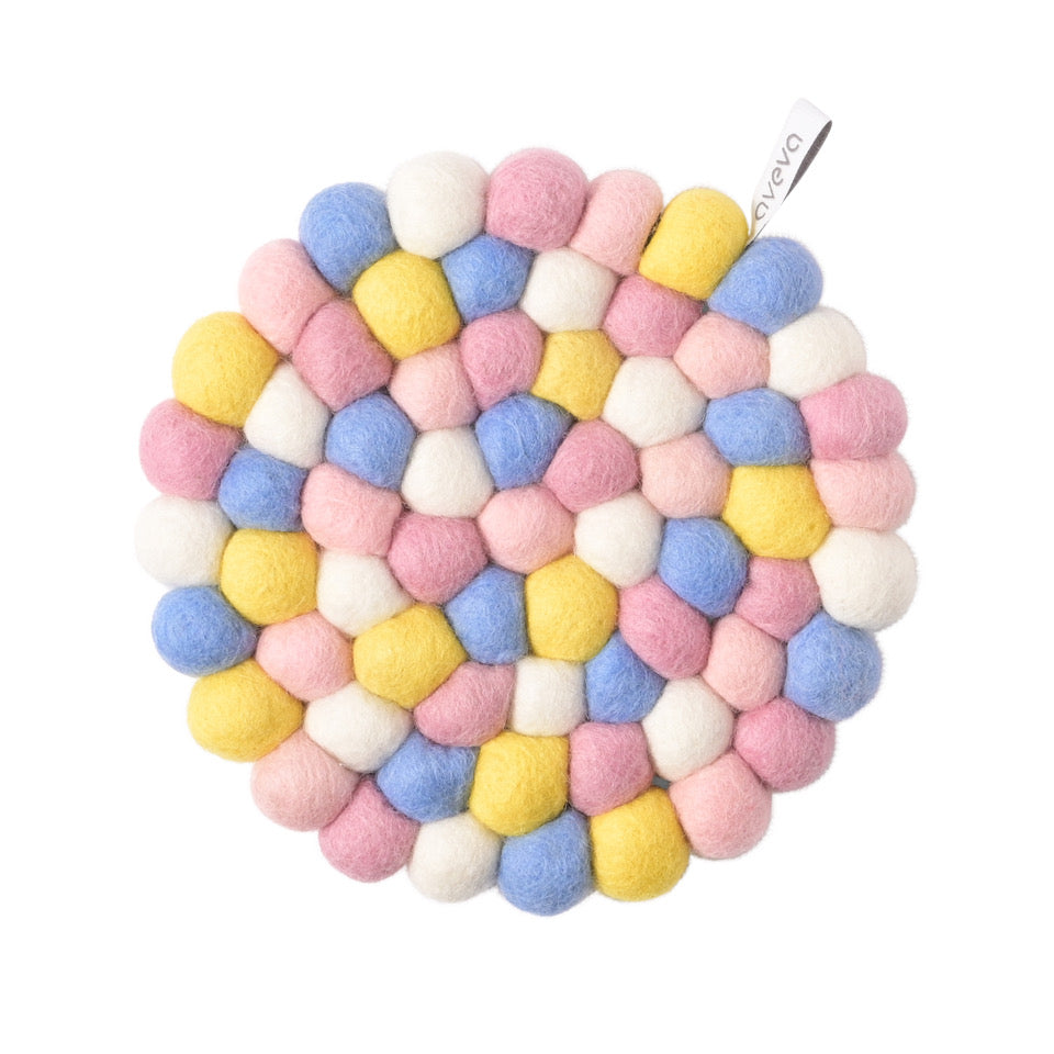 Round Wool Trivet, Small Eleish Van Breems Home