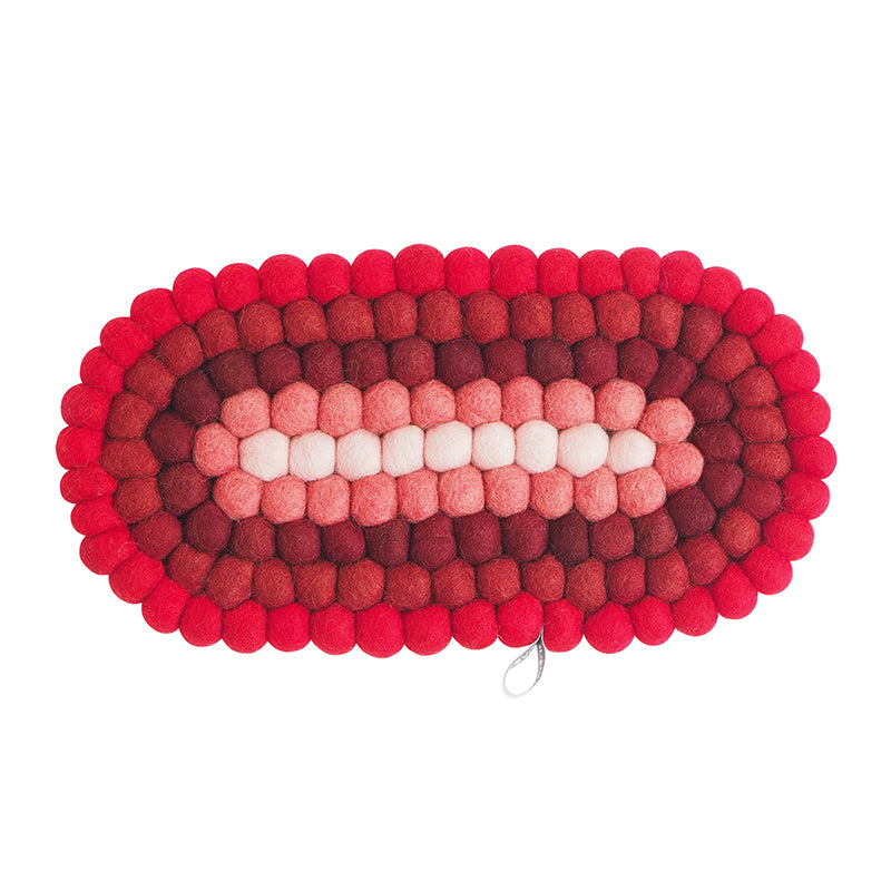 Oval Wool Trivet Eleish Van Breems Home