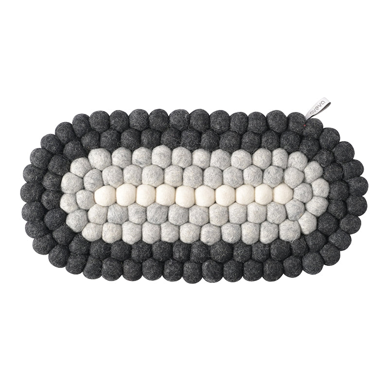 Oval Wool Trivet Eleish Van Breems Home