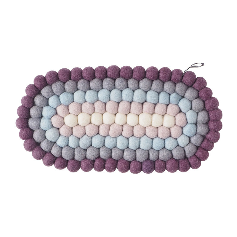 Oval Wool Trivet Eleish Van Breems Home