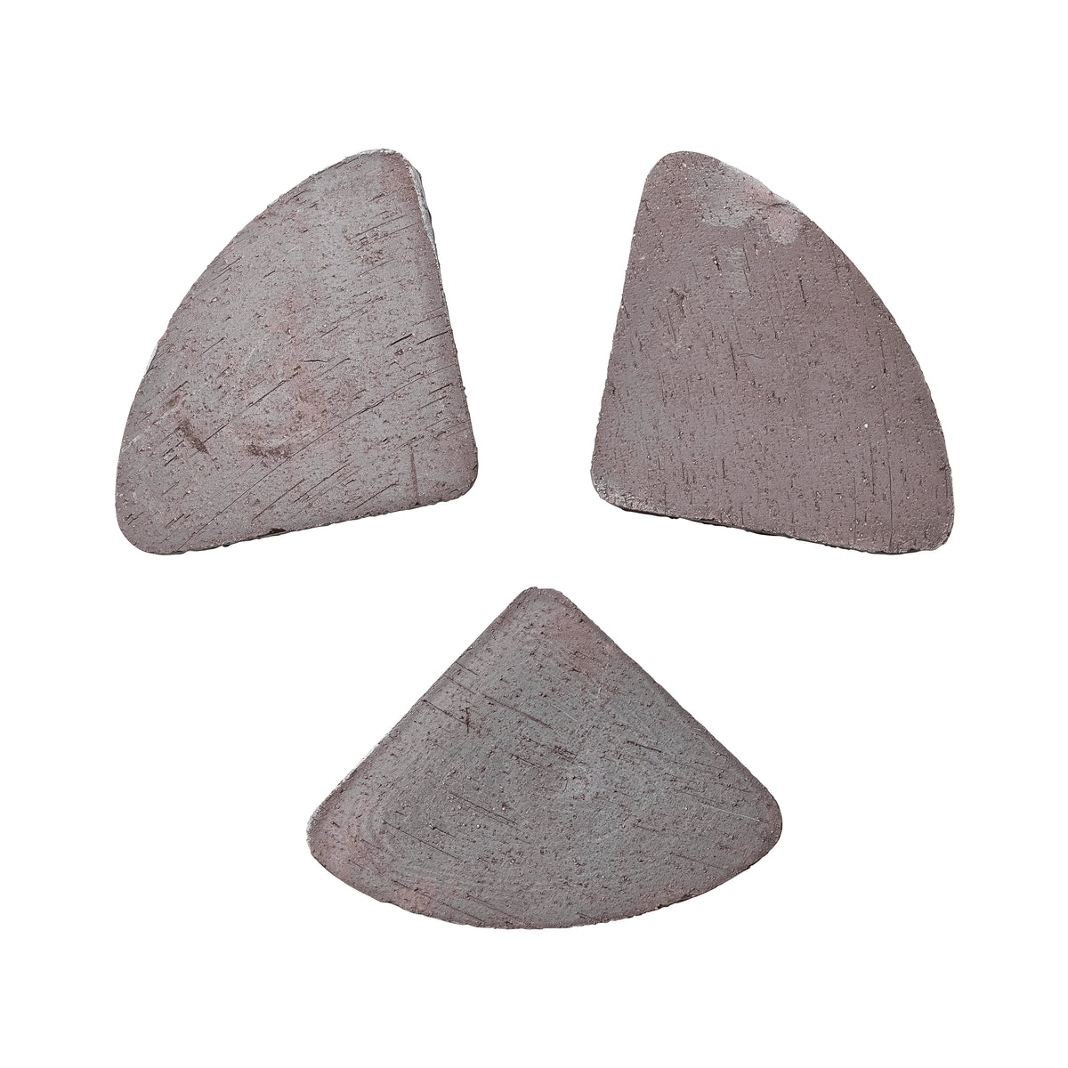 Bergs Potter Triangle foot Raw Grey, Large Eleish Van Breems Home