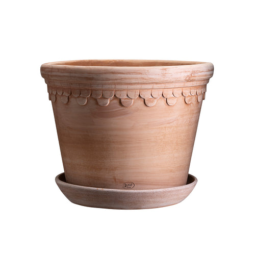 Bergs Potter Københavner Raw Rosa Terracotta Pot