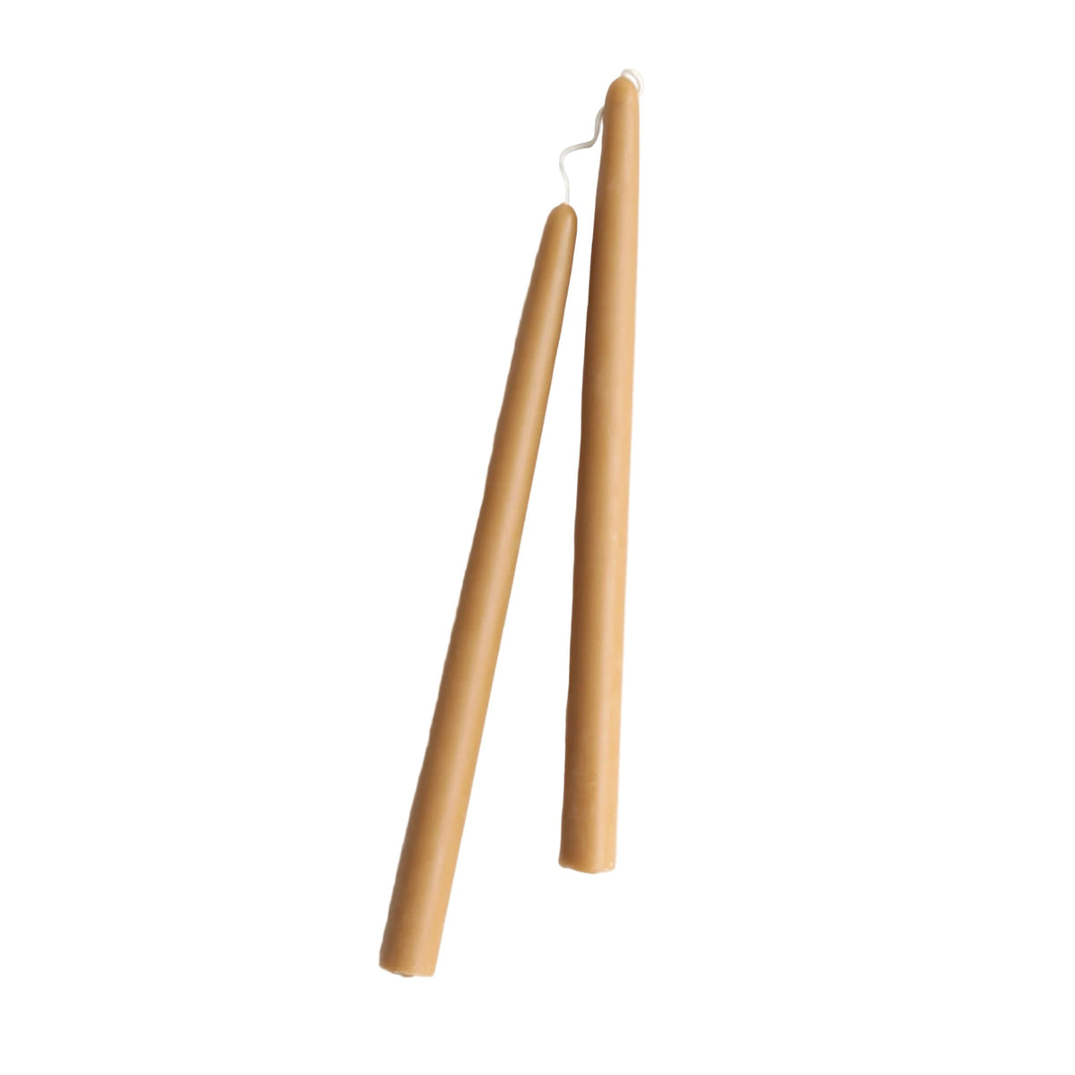 Beeswax Taper Candles, 12" Pair Eleish Van Breems Home