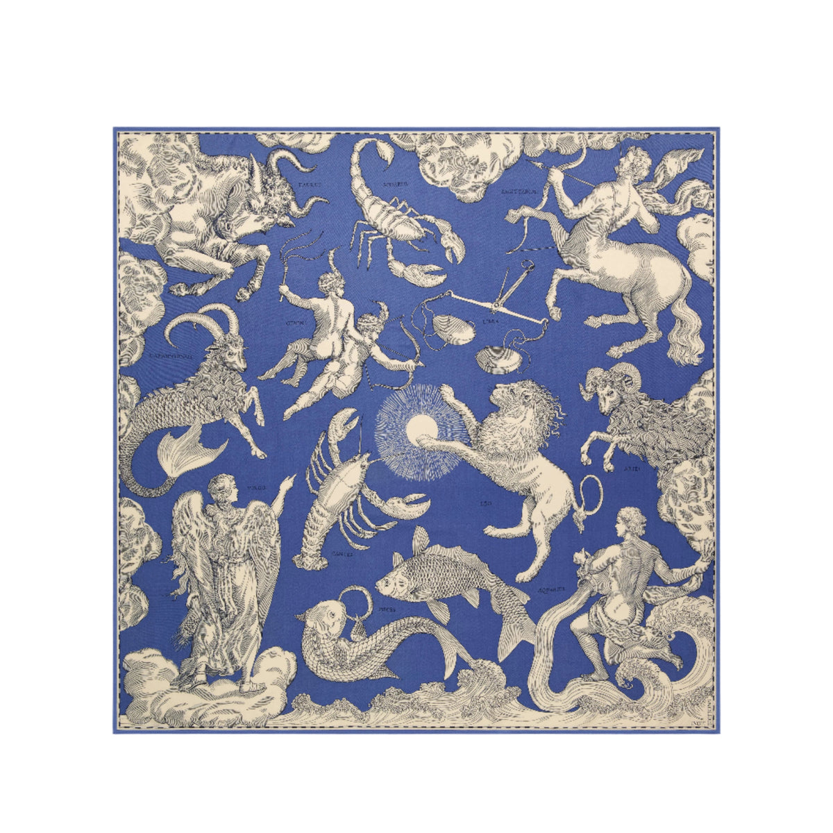 Square Scarf, Astrologie Blue Eleish Van Breems Home