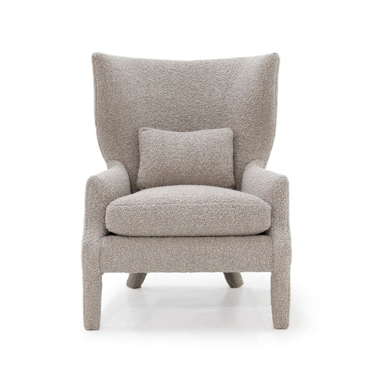 Celine Wing Chair in Ando Gravel Eleish Van Breems Home