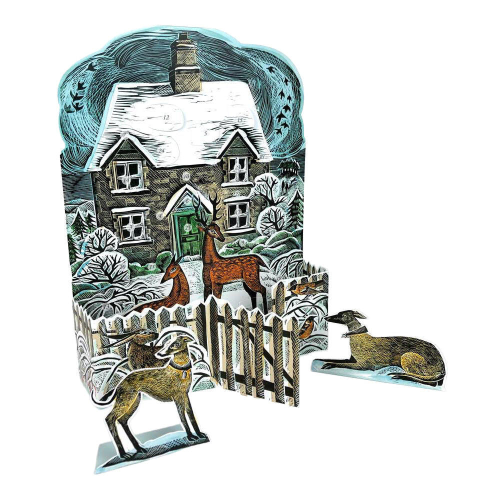Christmas Cottage Advent Calendar by Angela Harding Eleish Van Breems Home