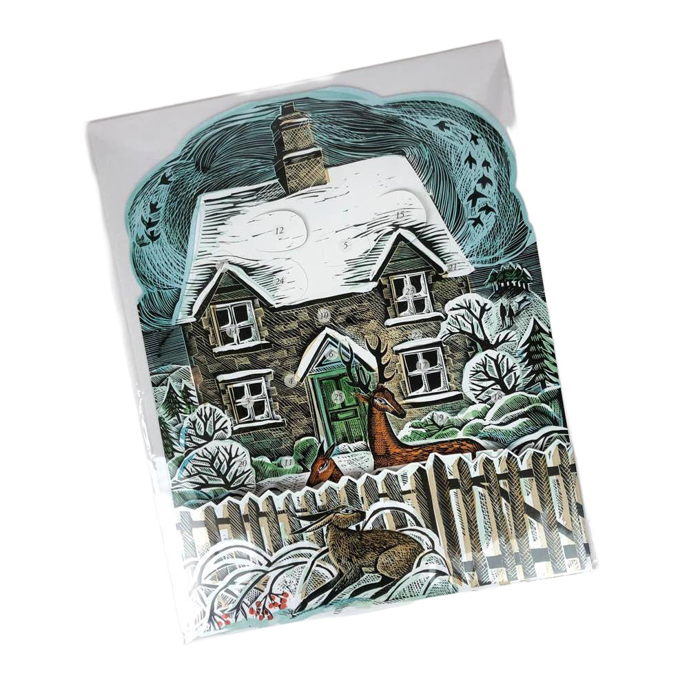 Christmas Cottage Advent Calendar by Angela Harding Eleish Van Breems Home