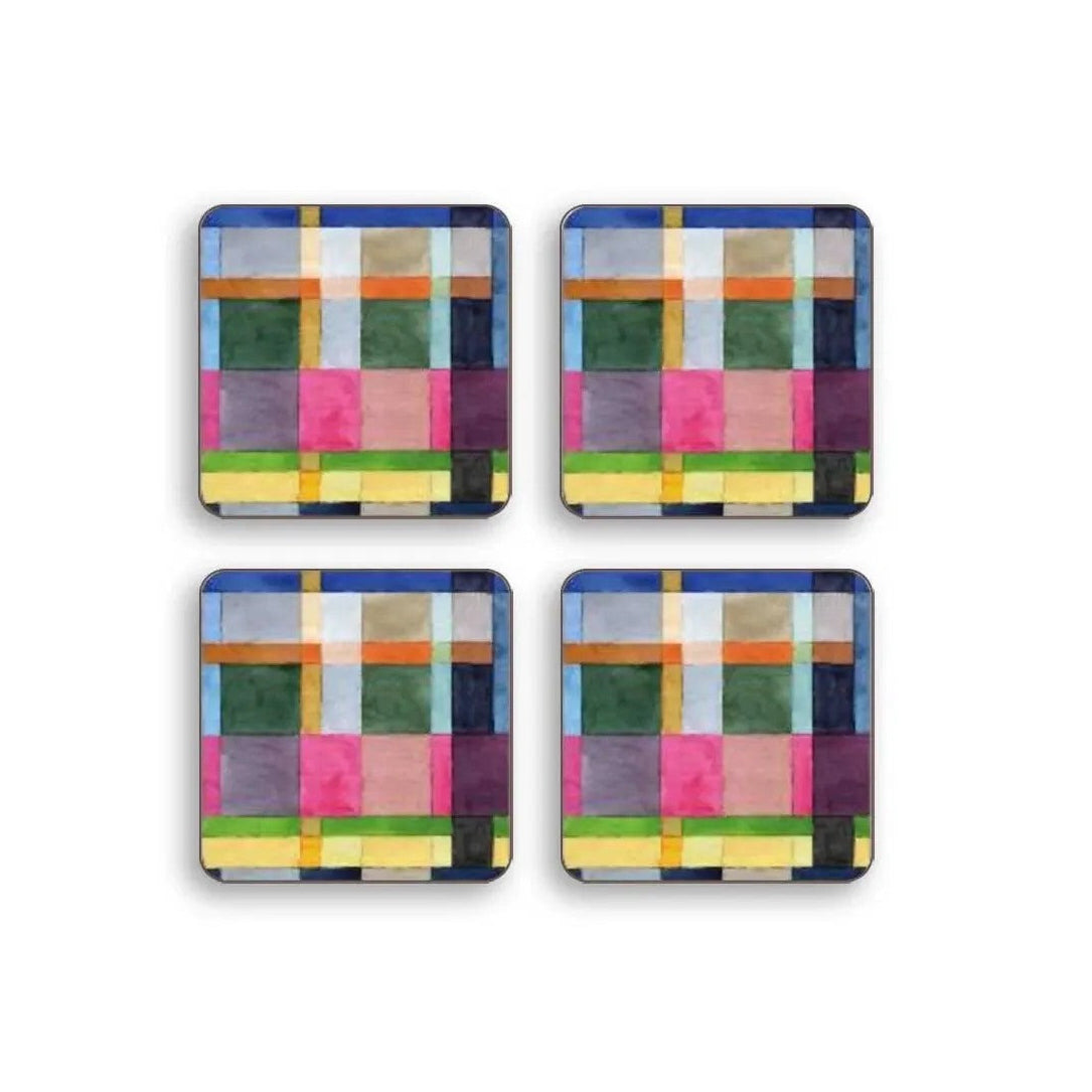 Cosmopolitan Coasters, Set of 4 Eleish Van Breems Home