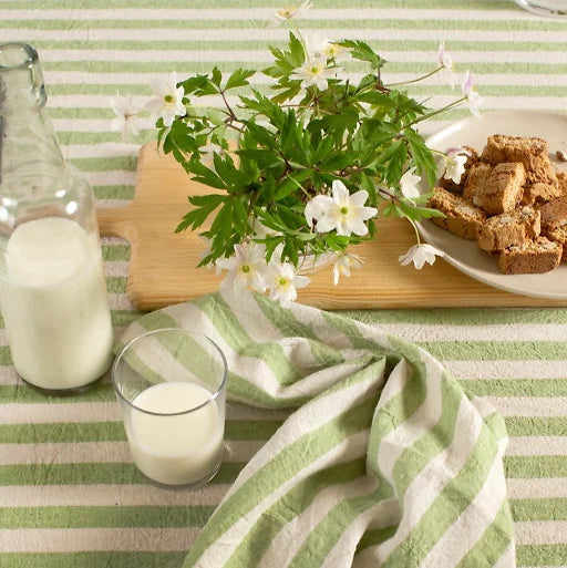 Riviera Tablecloth, Papaya Eleish Van Breems Home