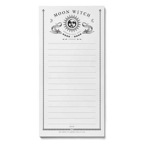 Moon Witch Lined Notepad