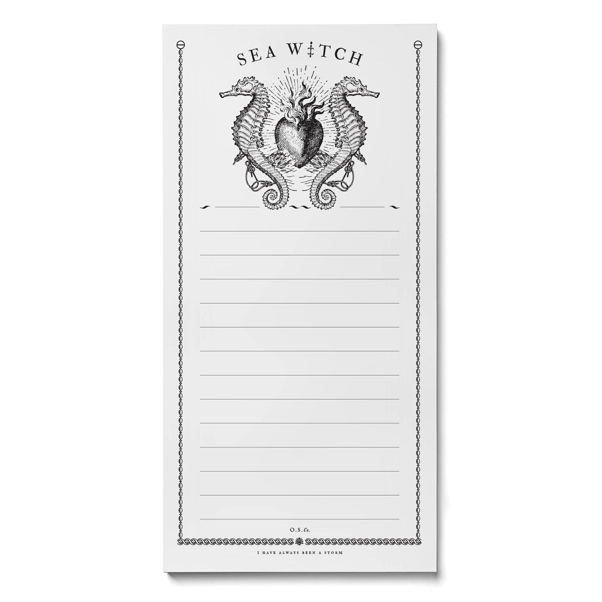 Sea Witch Market Lined Notepad Eleish Van Breems Home