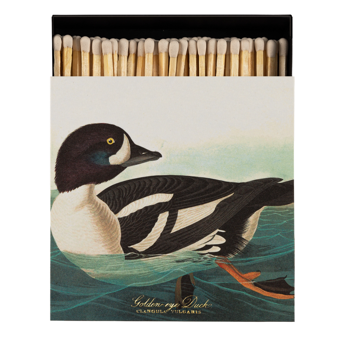 Golden Eye Duck Square Safety Matches Eleish Van Breems Home