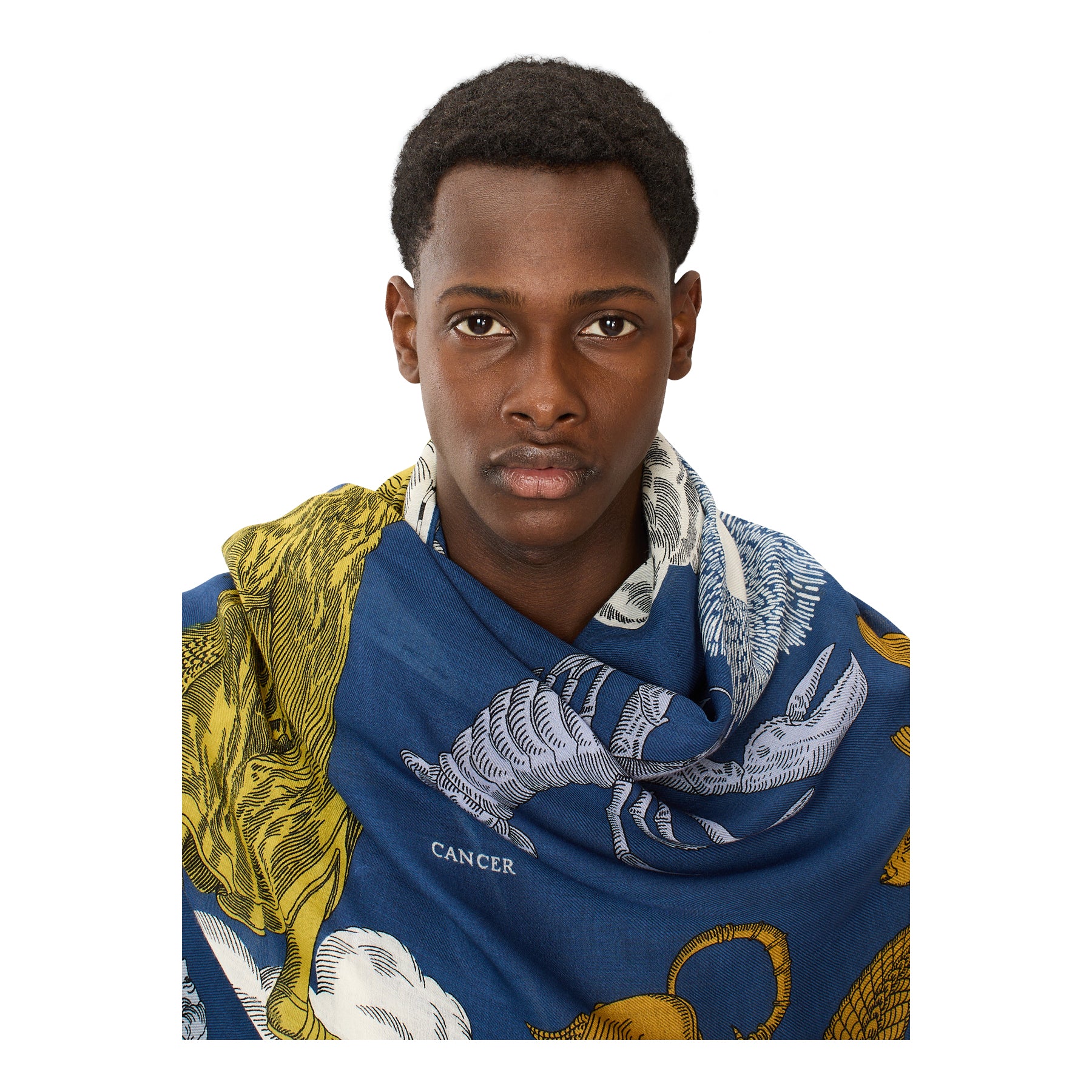 Astrologie Scarf, Duck Blue Eleish Van Breems Home