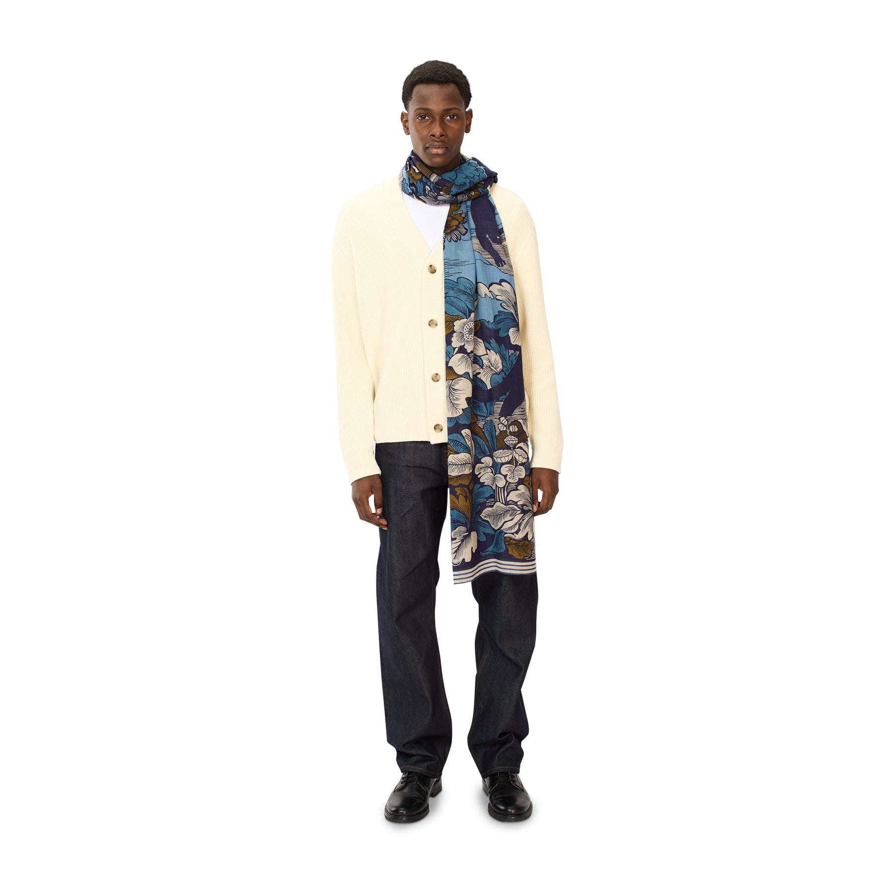 Panther Scarf, Blue Eleish Van Breems Home