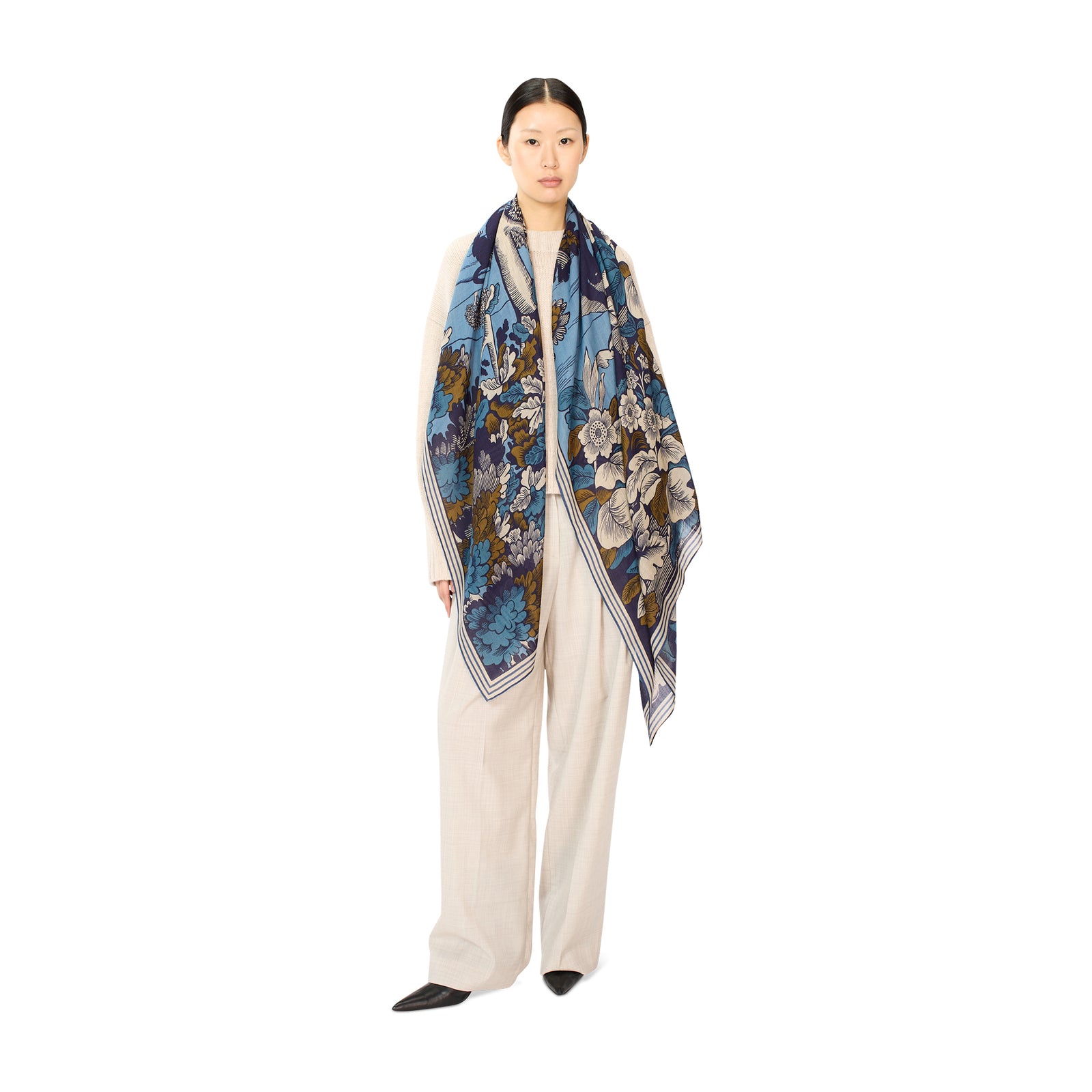 Panther Scarf, Blue Eleish Van Breems Home