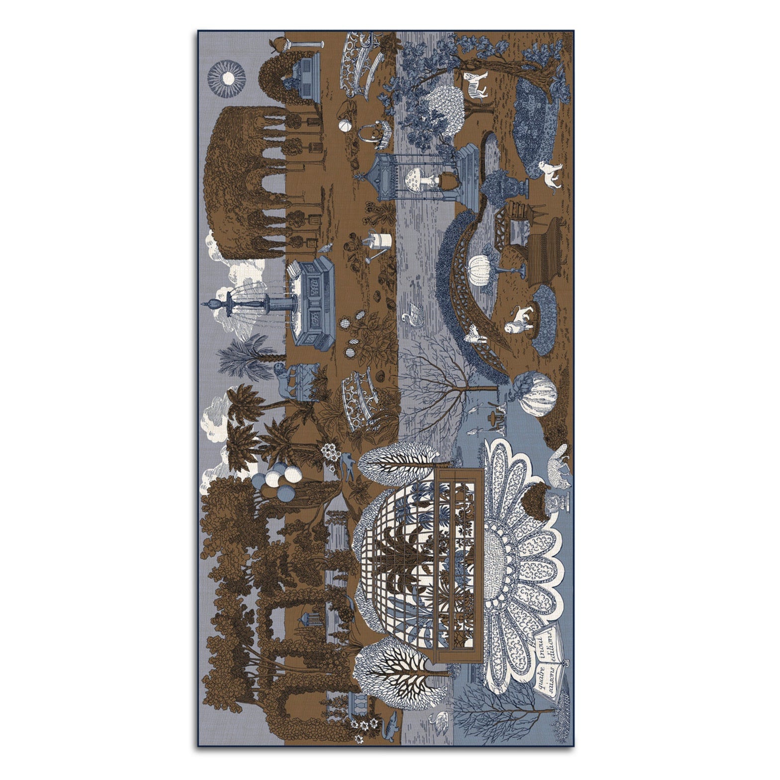 Quatre Saisons Scarf, Natural Eleish Van Breems Home