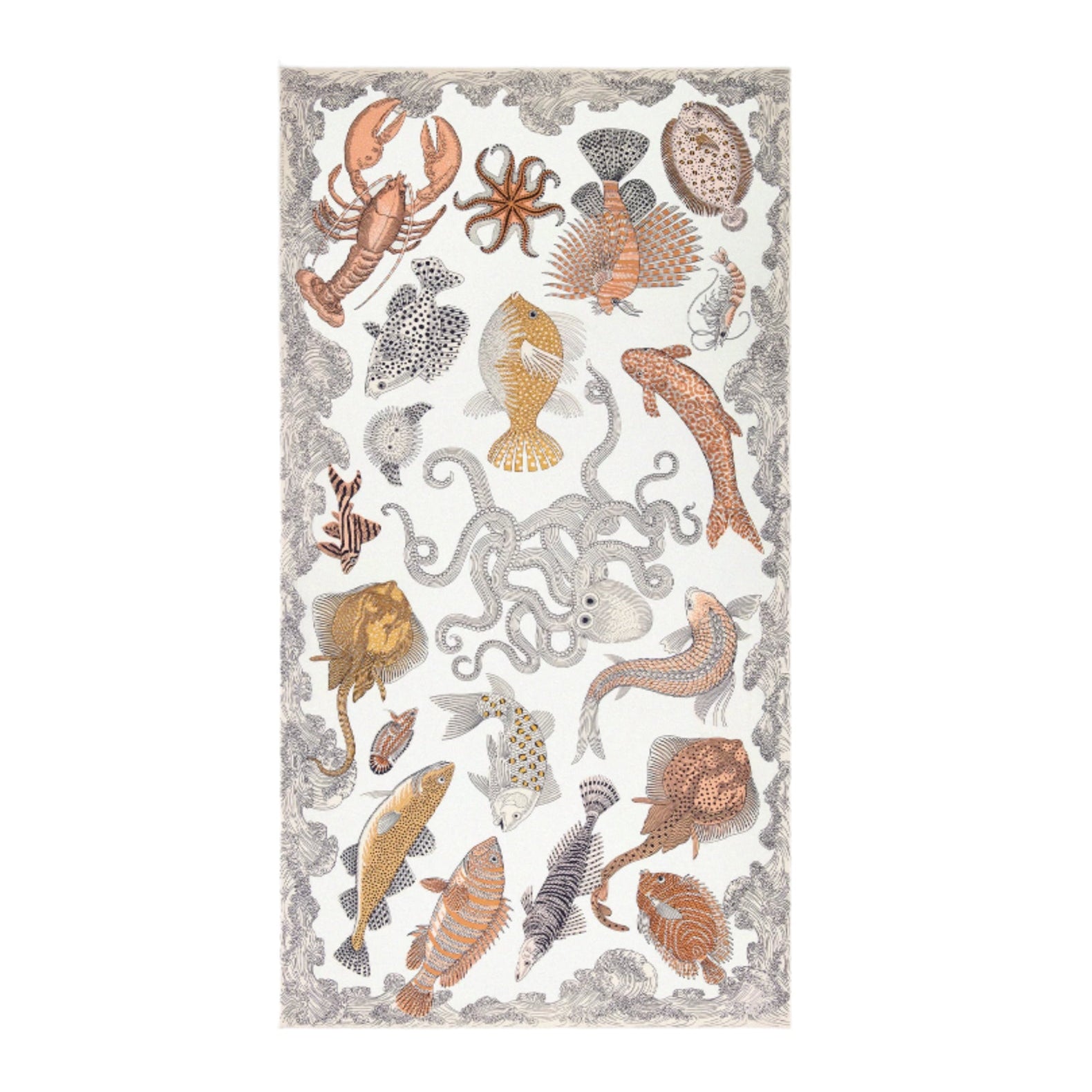 Poseidon Scarf, Natural Eleish Van Breems Home