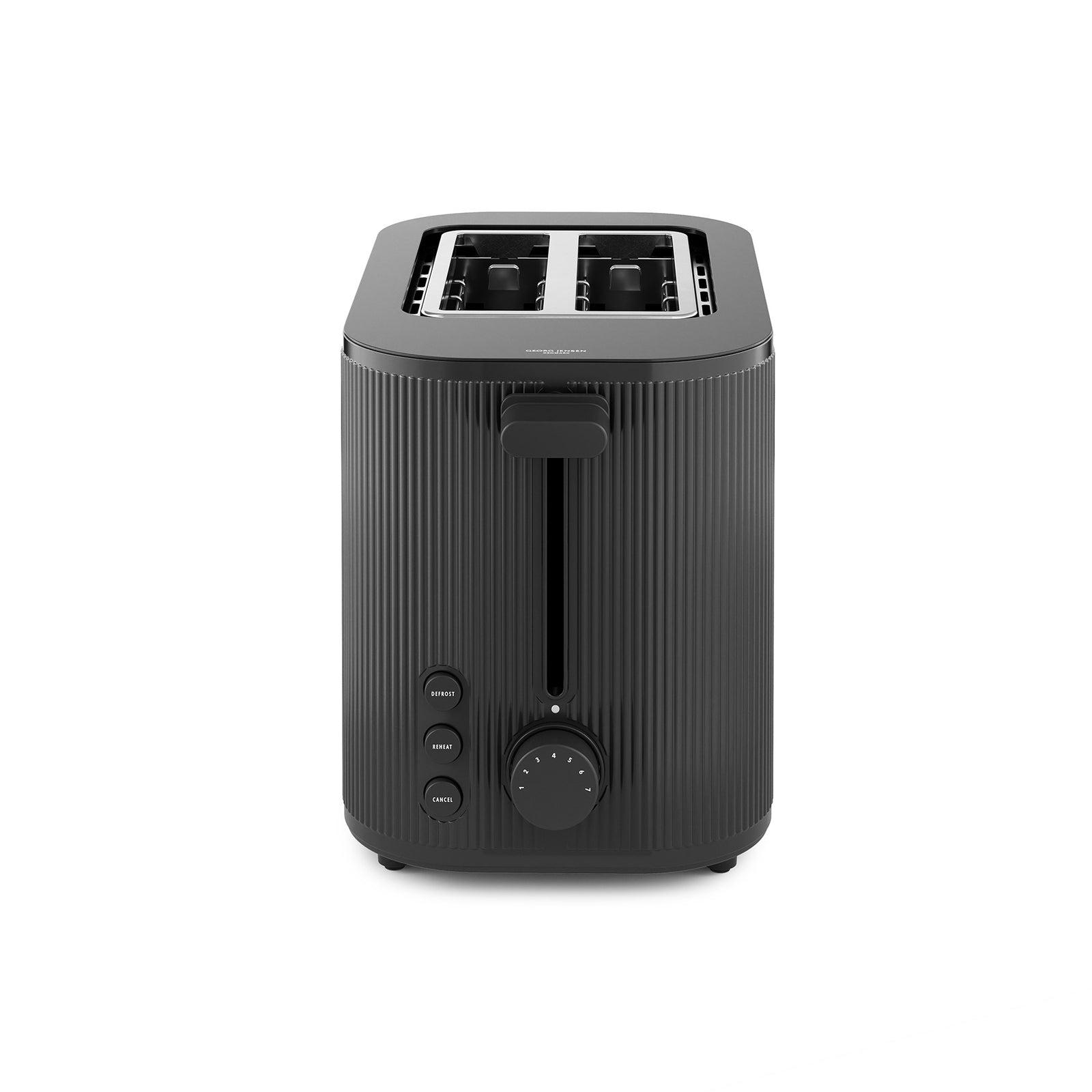 Georg Jensen Bernadote Toaster Stainless Steel & Black Eleish Van Breems Home