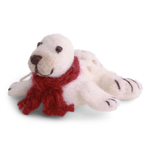 Baby Seal With Red Scarf