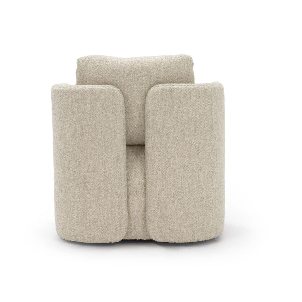 Hudson Swivel Club Chair Sacco Natural Eleish Van Breems Home