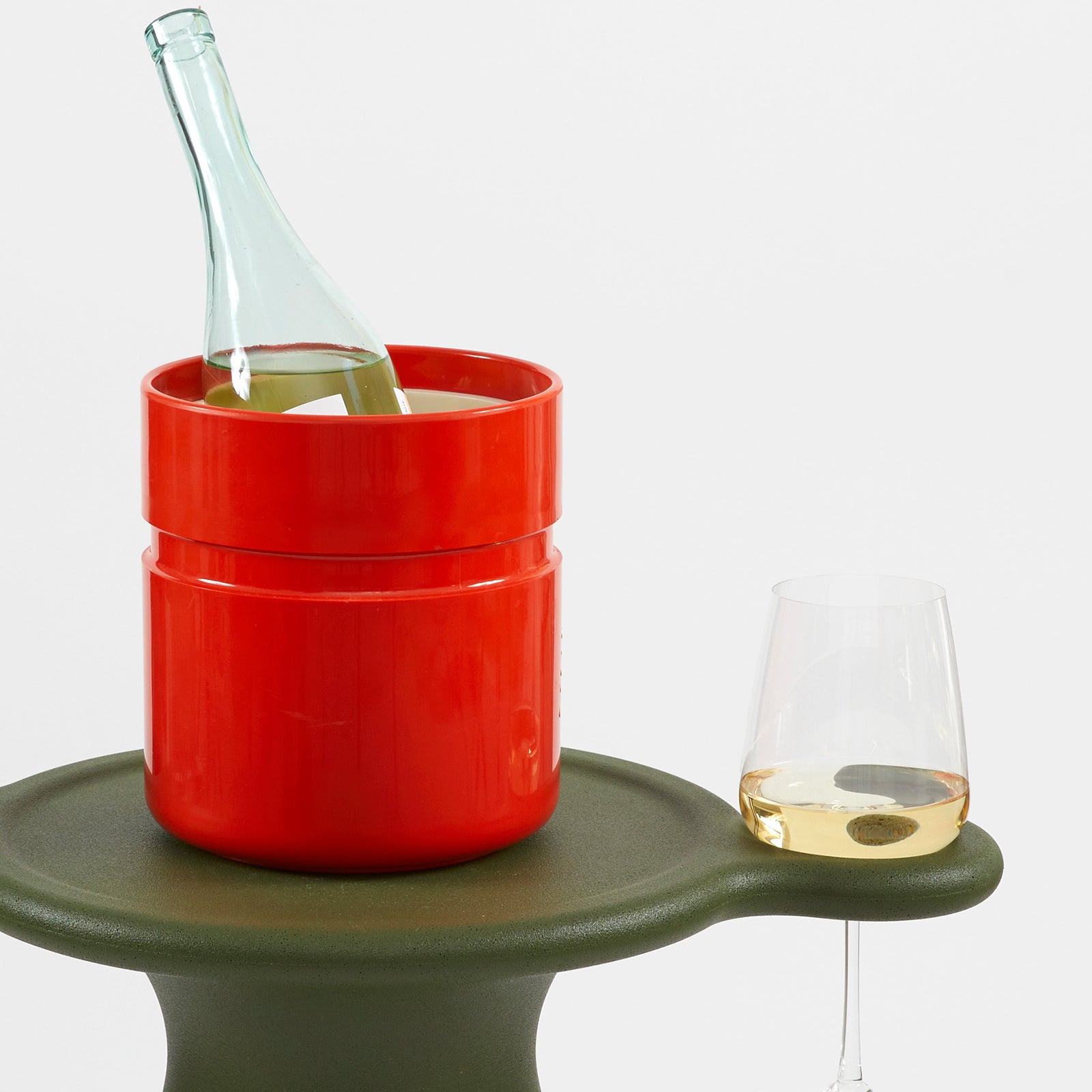SOS Stool Side Table in Olive Eleish Van Breems Home