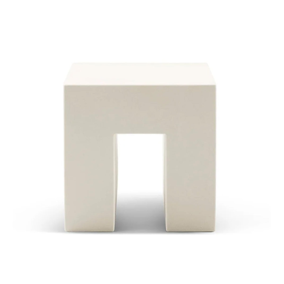 The Vignelli Cube in White Eleish Van Breems Home