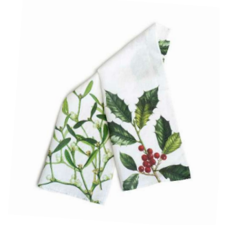 Printed Linen Tea Towels Eleish Van Breems Home