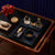 Canteen Leather Desk Set, Nero Eleish Van Breems Home