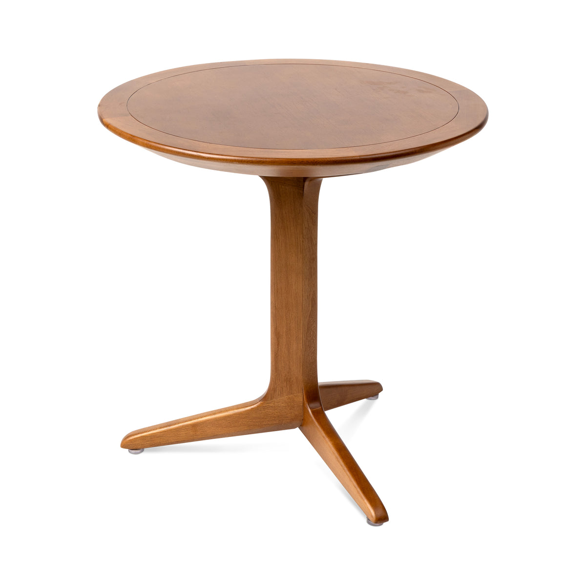 Sossego Bailarina Side Table, Round, Wood Top Insert Eleish Van Breems Home