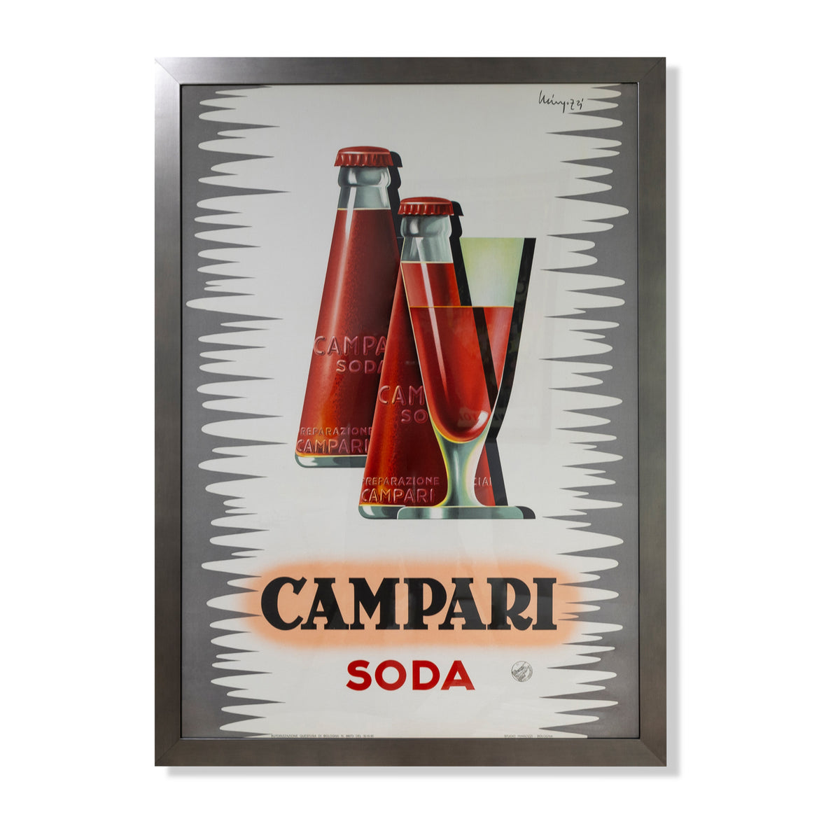 Campari Soda Poster Framed Eleish Van Breems Home