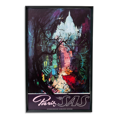 Vintage Paris SAS Framed Poster