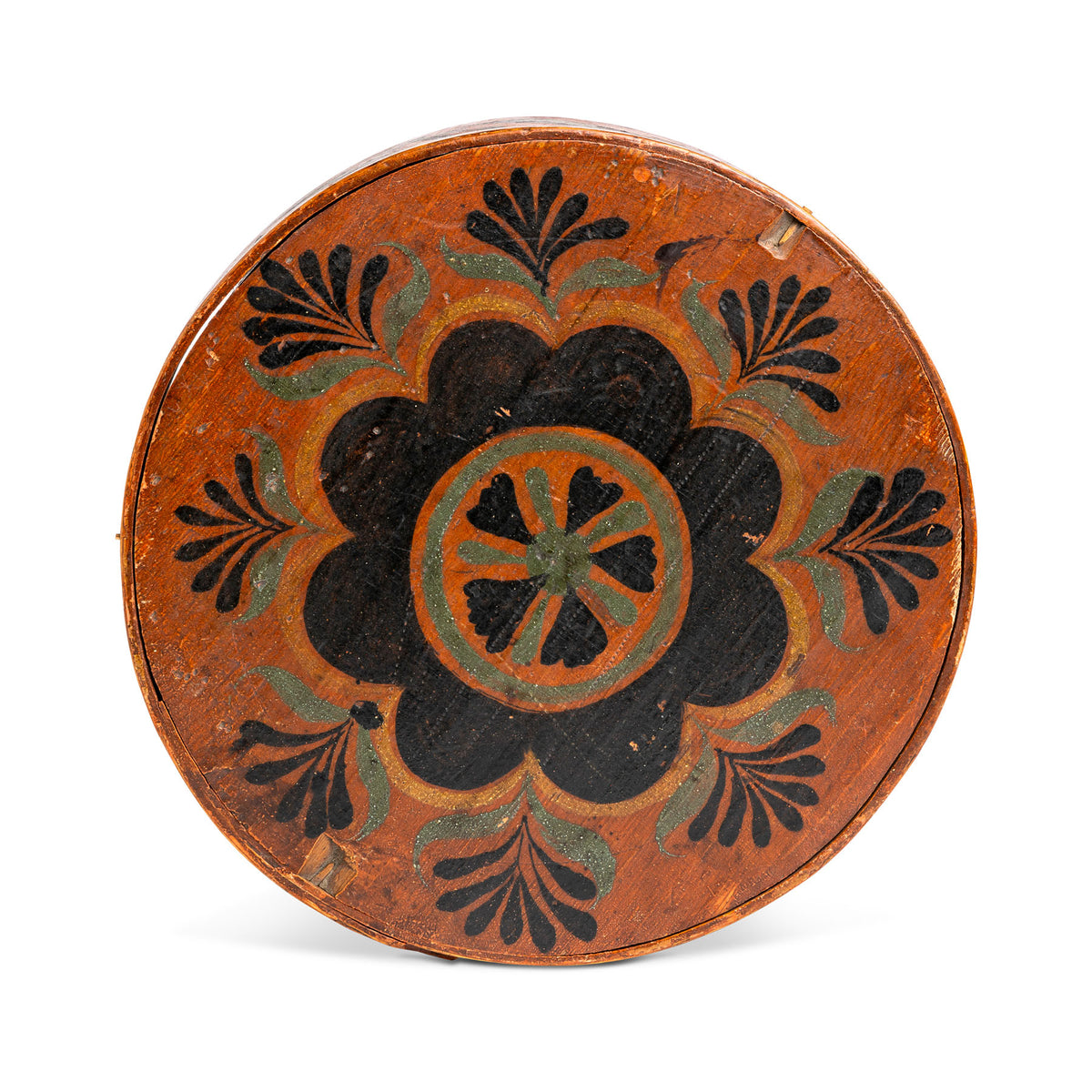 Norwegian Painted Viksdal Bentwood Box ROXY Eleish Van Breems Home