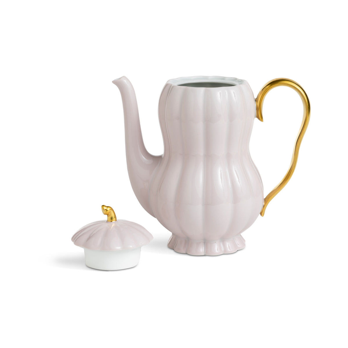 Mocca Pot With Lid Light Pink & Gold Eleish Van Breems Home