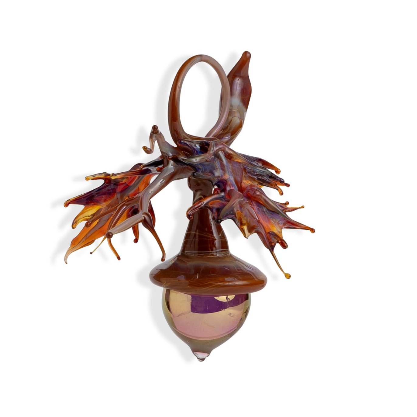 Handmade Glass Acorn Ornament Eleish Van Breems Home