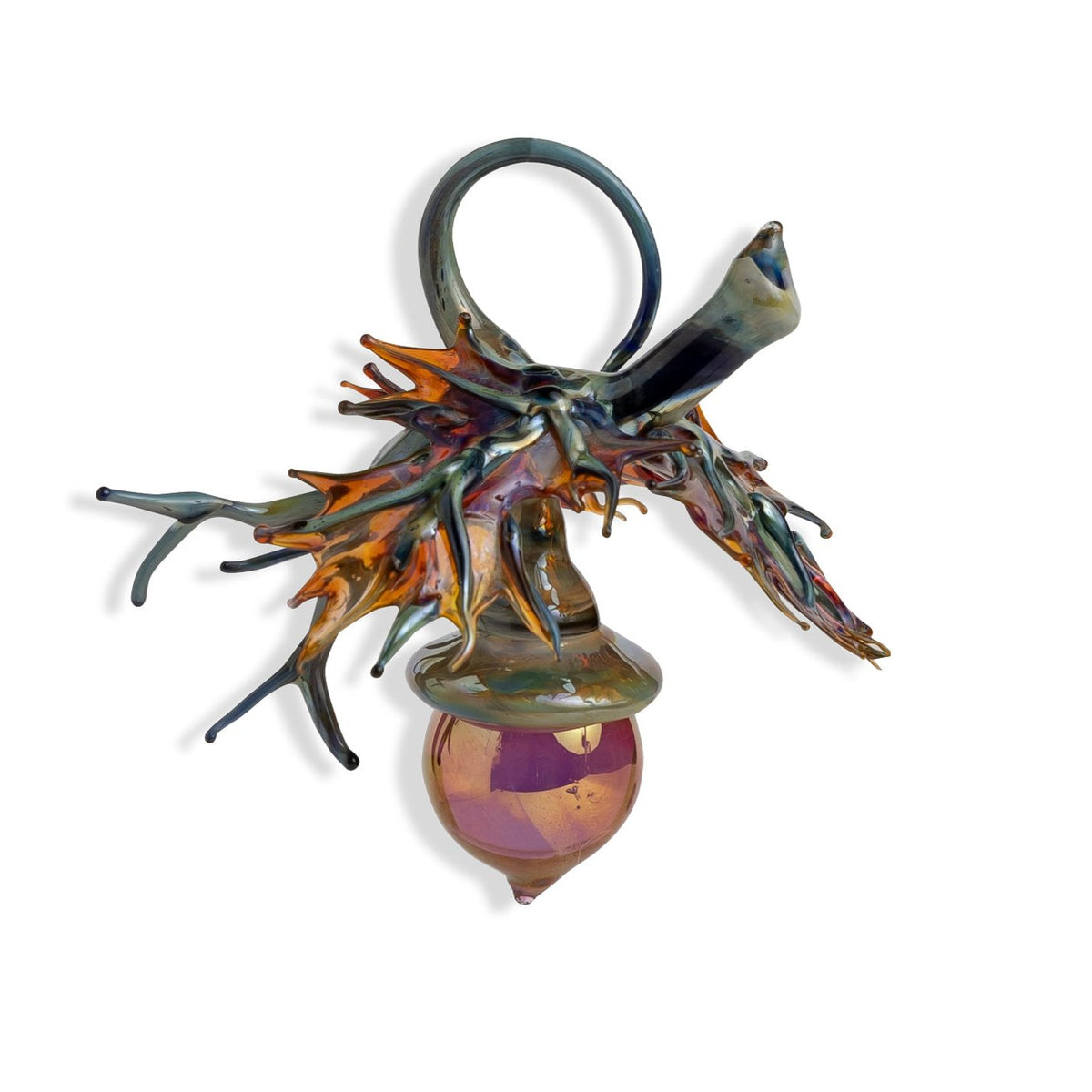 Handmade Glass Acorn Ornament Eleish Van Breems Home