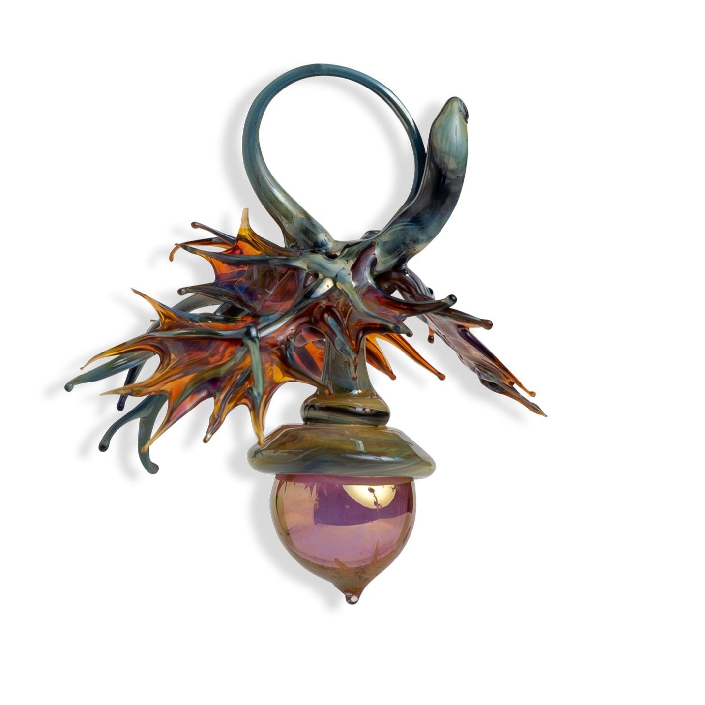 Handmade Glass Acorn Ornament Eleish Van Breems Home