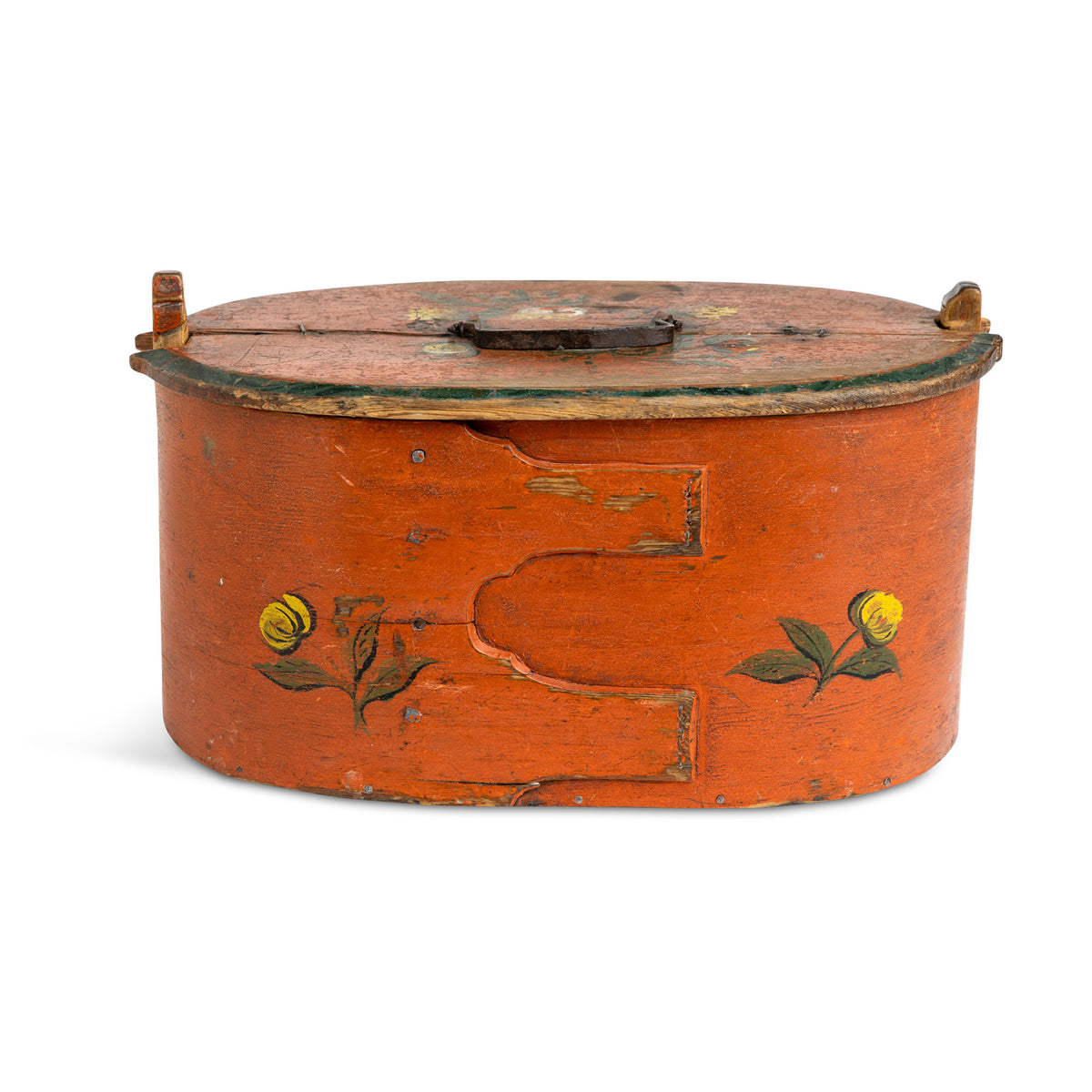 19th c Red Swedish Box Eleish Van Breems Home