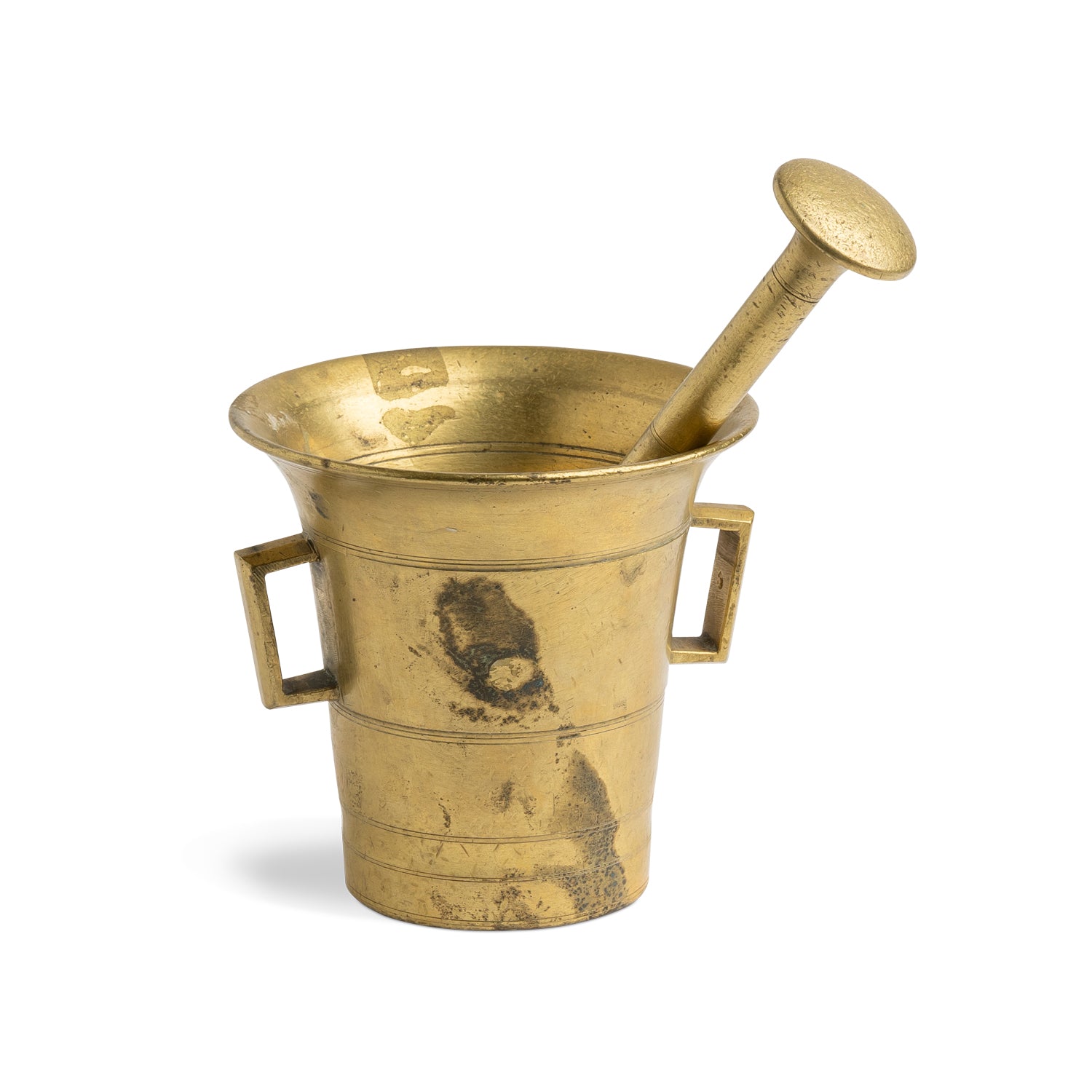 Brass Mortar and Pestle Eleish Van Breems Home