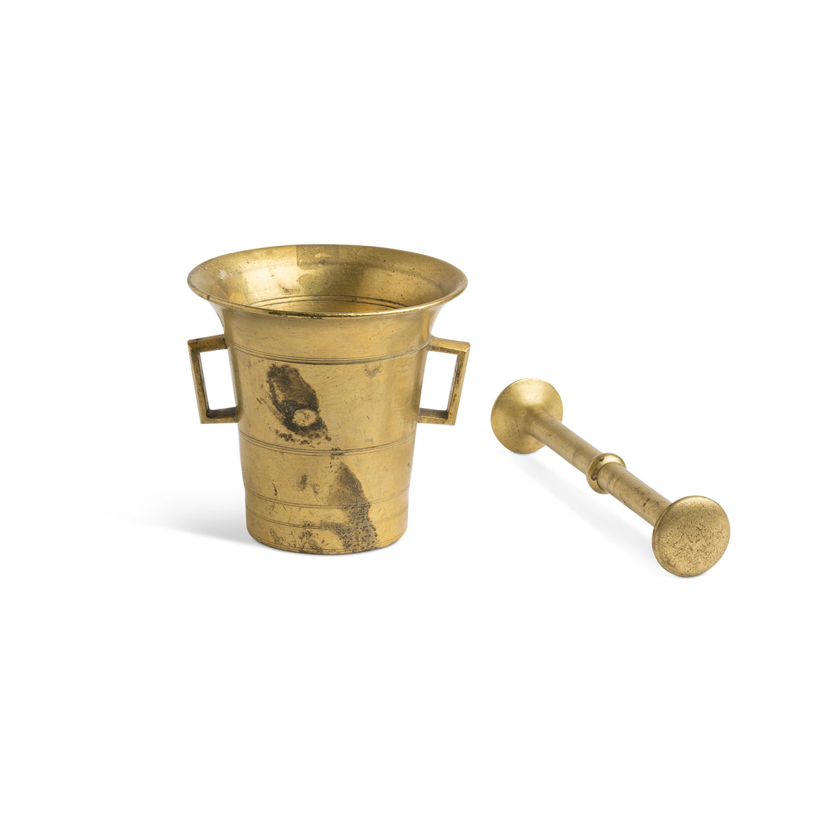 Brass Mortar and Pestle Eleish Van Breems Home